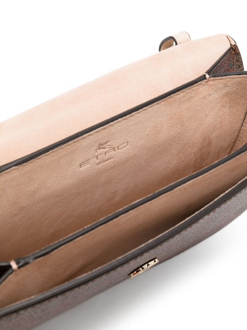 Shoulder Bag With Paisley Print Panels - 4