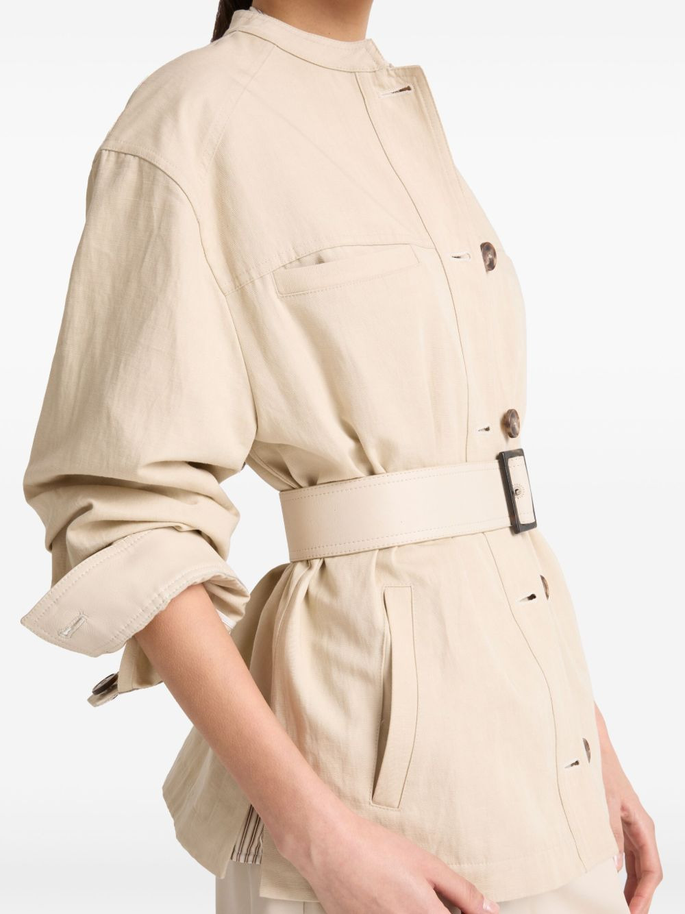 belted jacket - 6