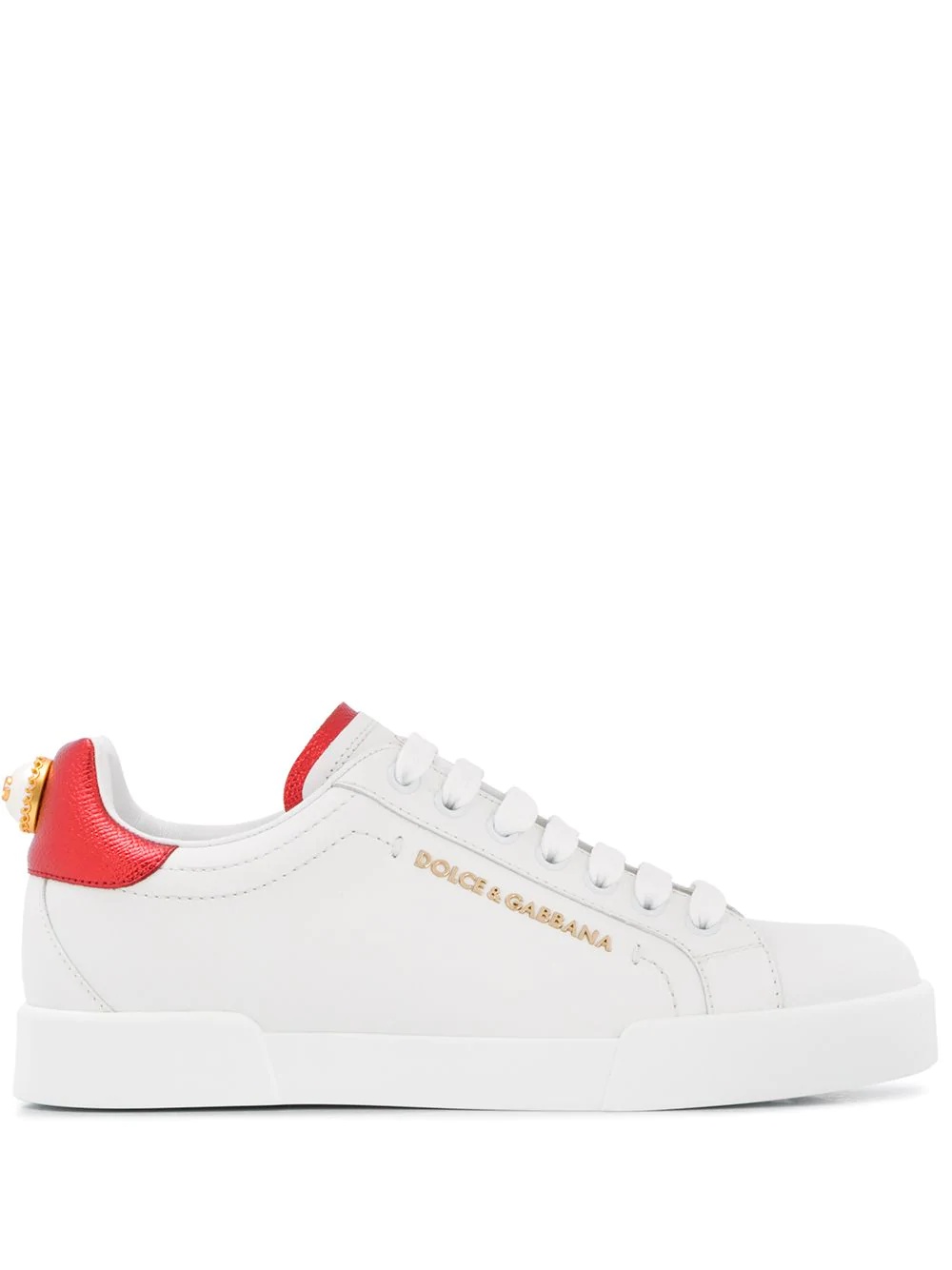 Portofino lettering sneakers - 1