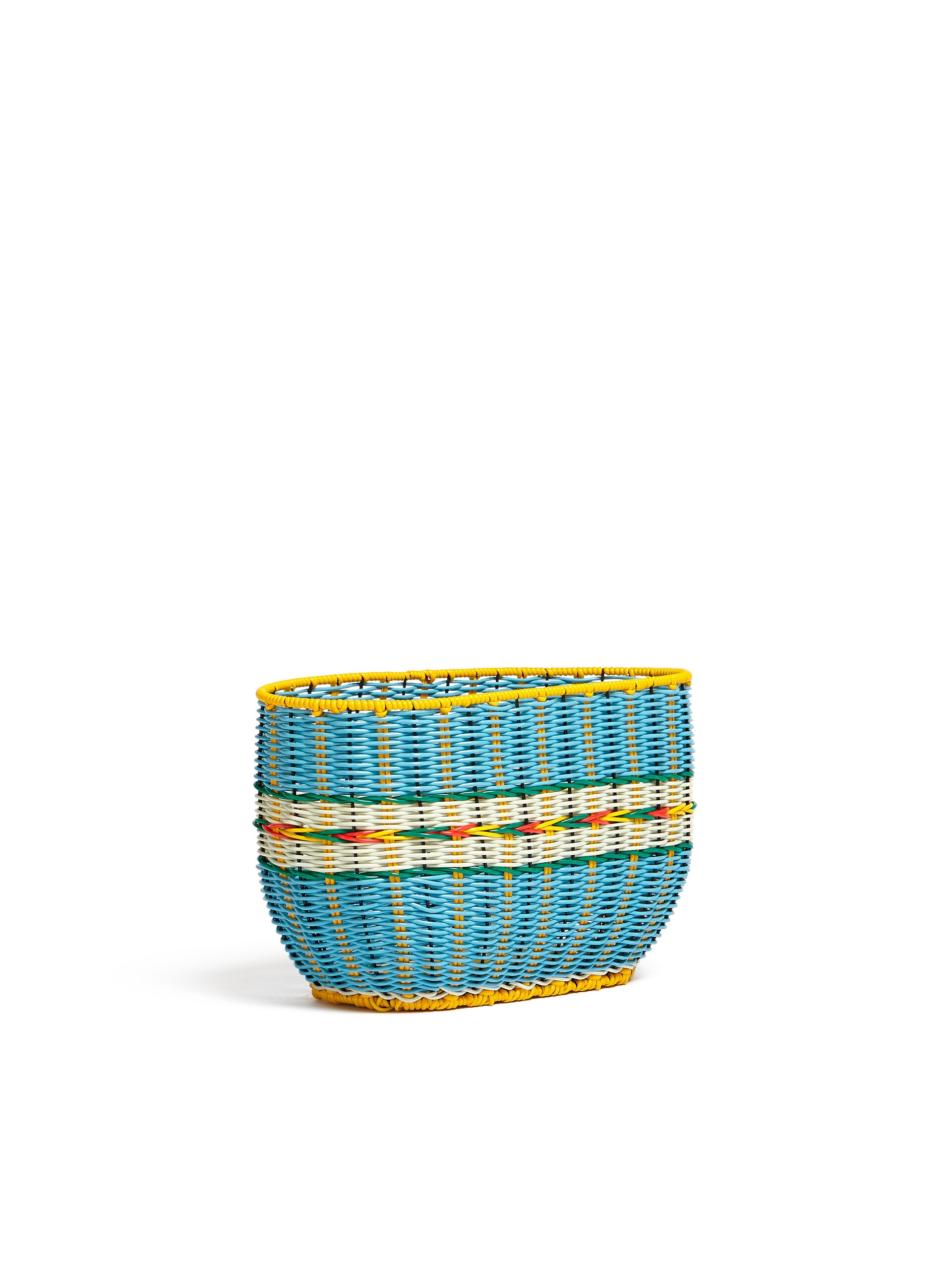 BLUE MARNI MARKET OVAL BASKET - 2