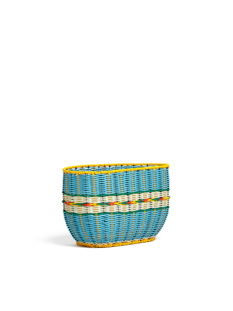 Marni BLUE MARNI MARKET OVAL BASKET outlook