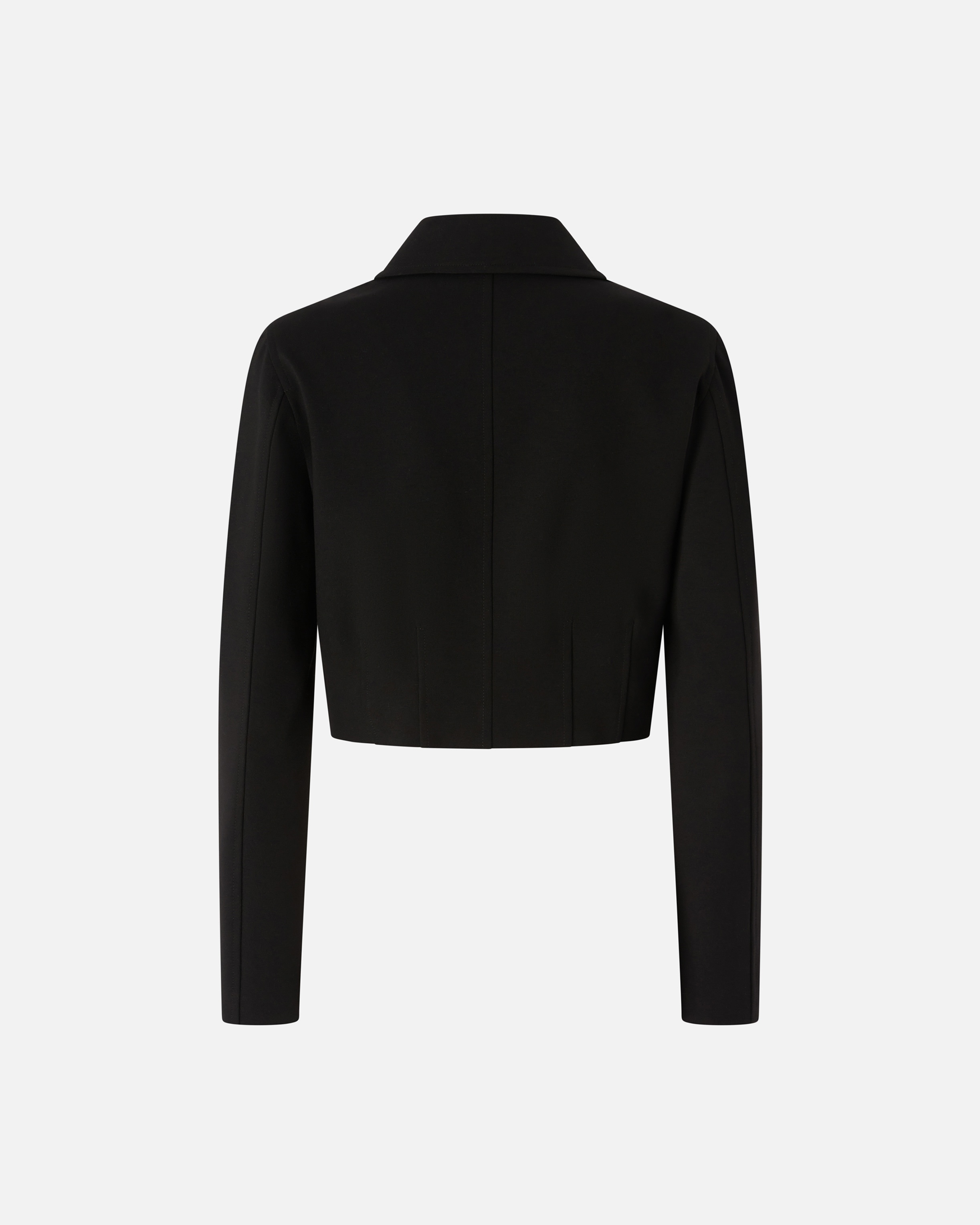 SHORT SINGLE-BREASTED JACKET WITH FABRIC STITCH - 6