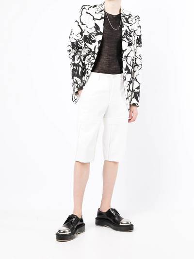 Comme des Garçons Homme Plus cropped tailored trousers outlook