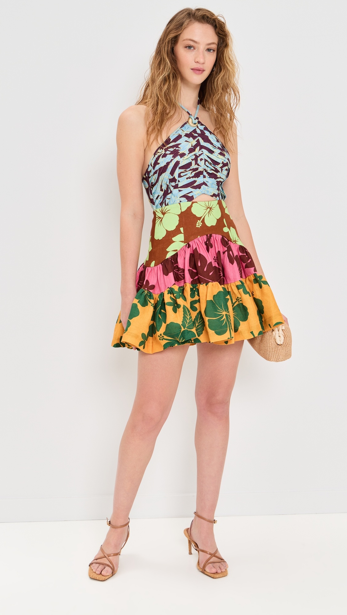 Poppy Spliced Mini Dress - 4
