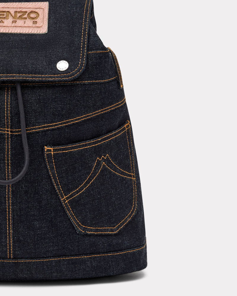 KENZO 'KENZO Five Pockets' backpack in denim-like twill outlook