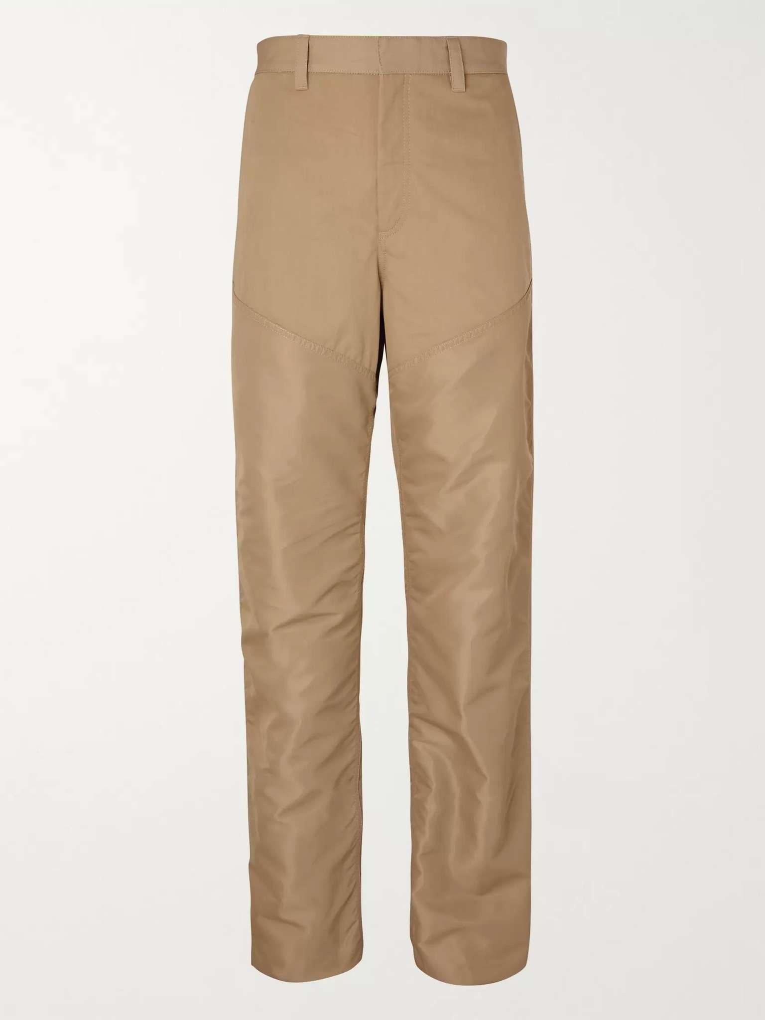 Panelled Cotton-Canvas and Nylon Trousers - 1