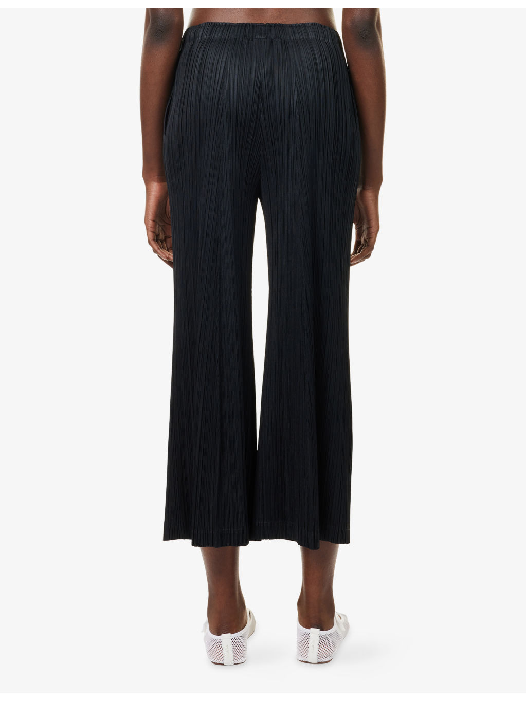 Thicker Bottoms Wide-Leg Knitted Trousers - 4