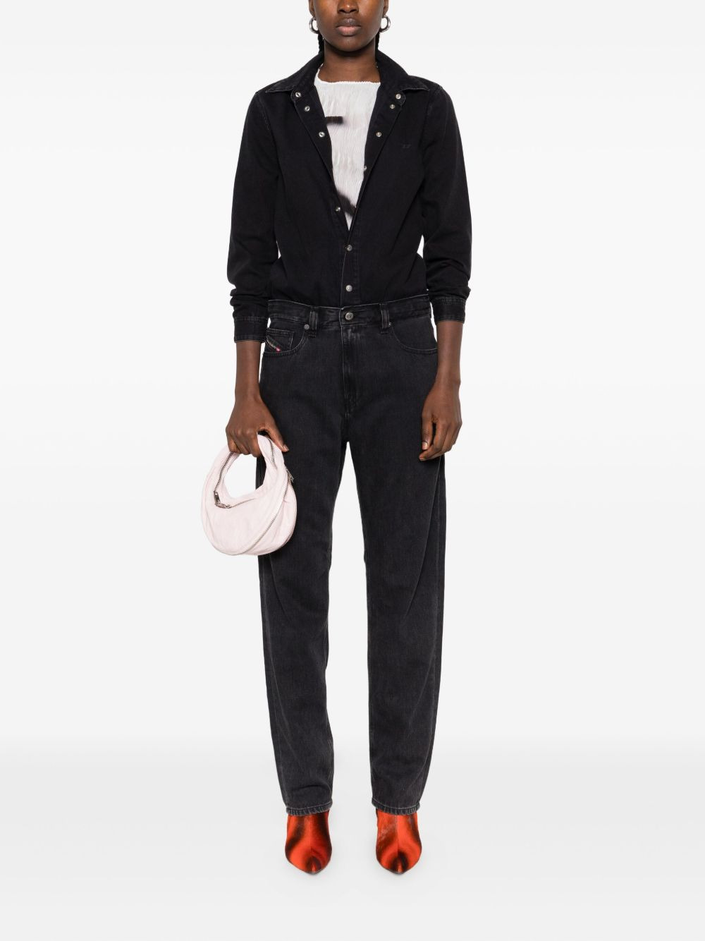 button-fastening jumpsuit - 2