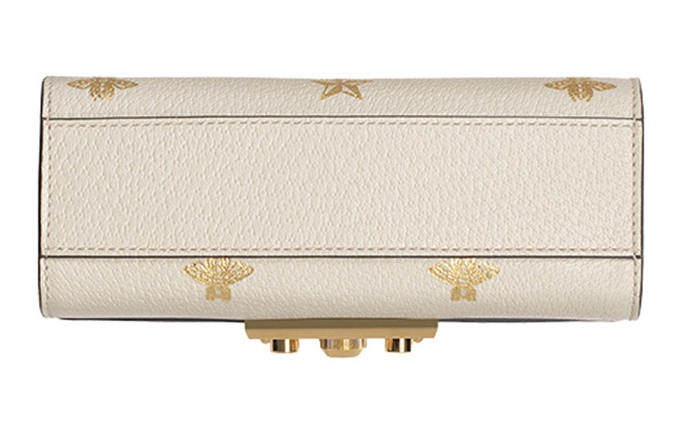 (WMNS) Gucci Padlock Bee Star Small-Sized Single-Shoulder Bag White 432182-DJ2LG-8711 - 7