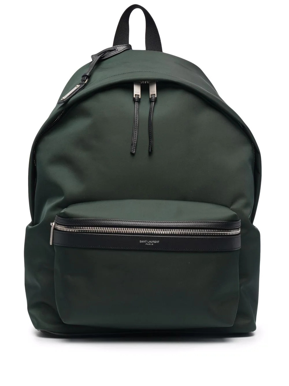 City leather-trim backpack - 1