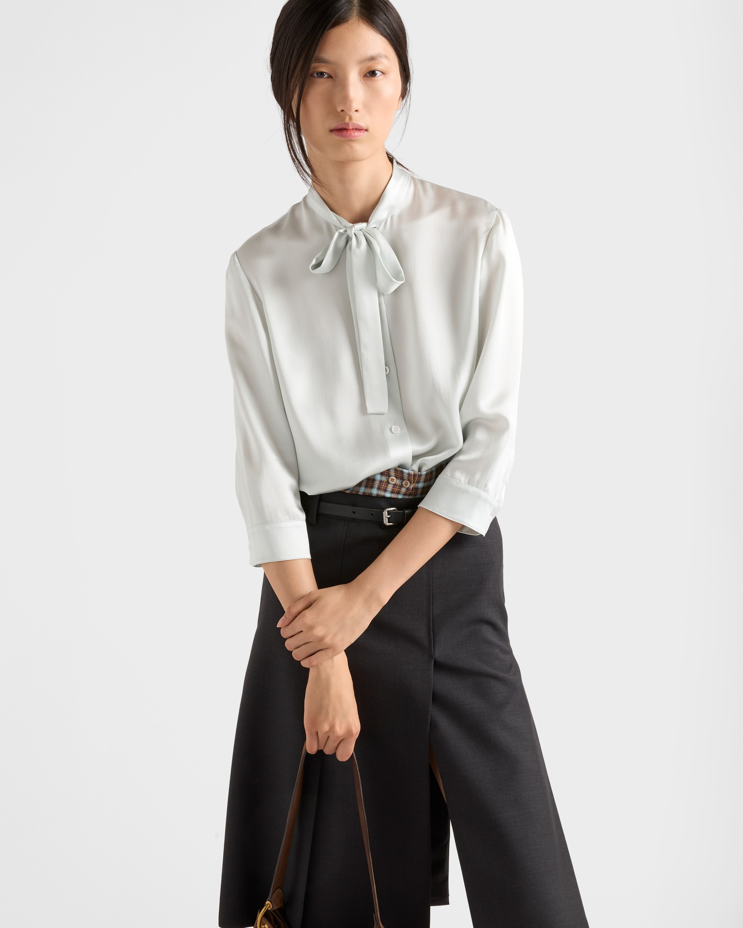 Satin crepe shirt - 3