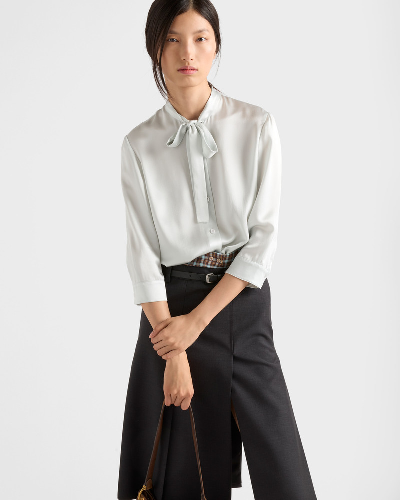 Satin crepe shirt 3