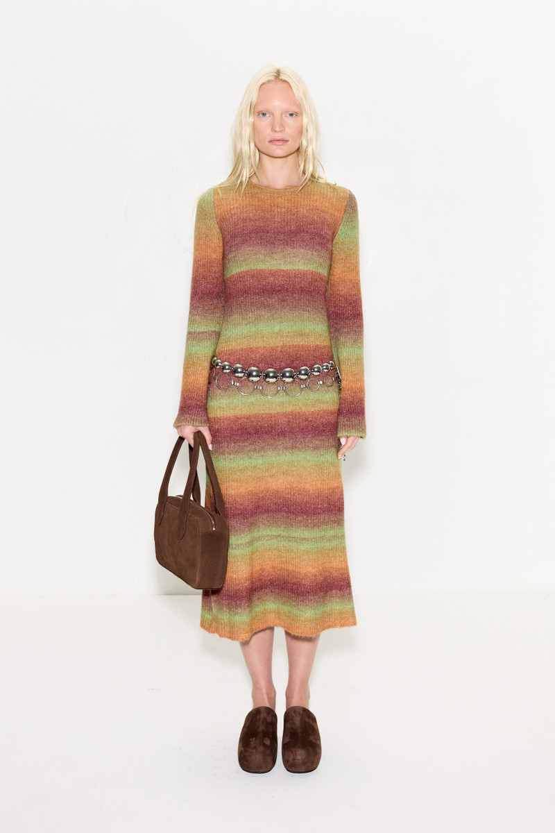 SIMONMILLER Axon Knit Dress In Autumn Ombre outlook