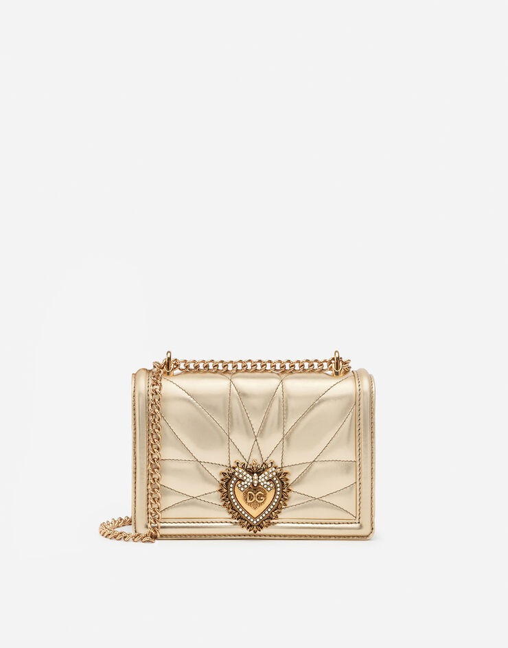 Small Devotion crossbody bag in quilted nappa mordore leather - 1