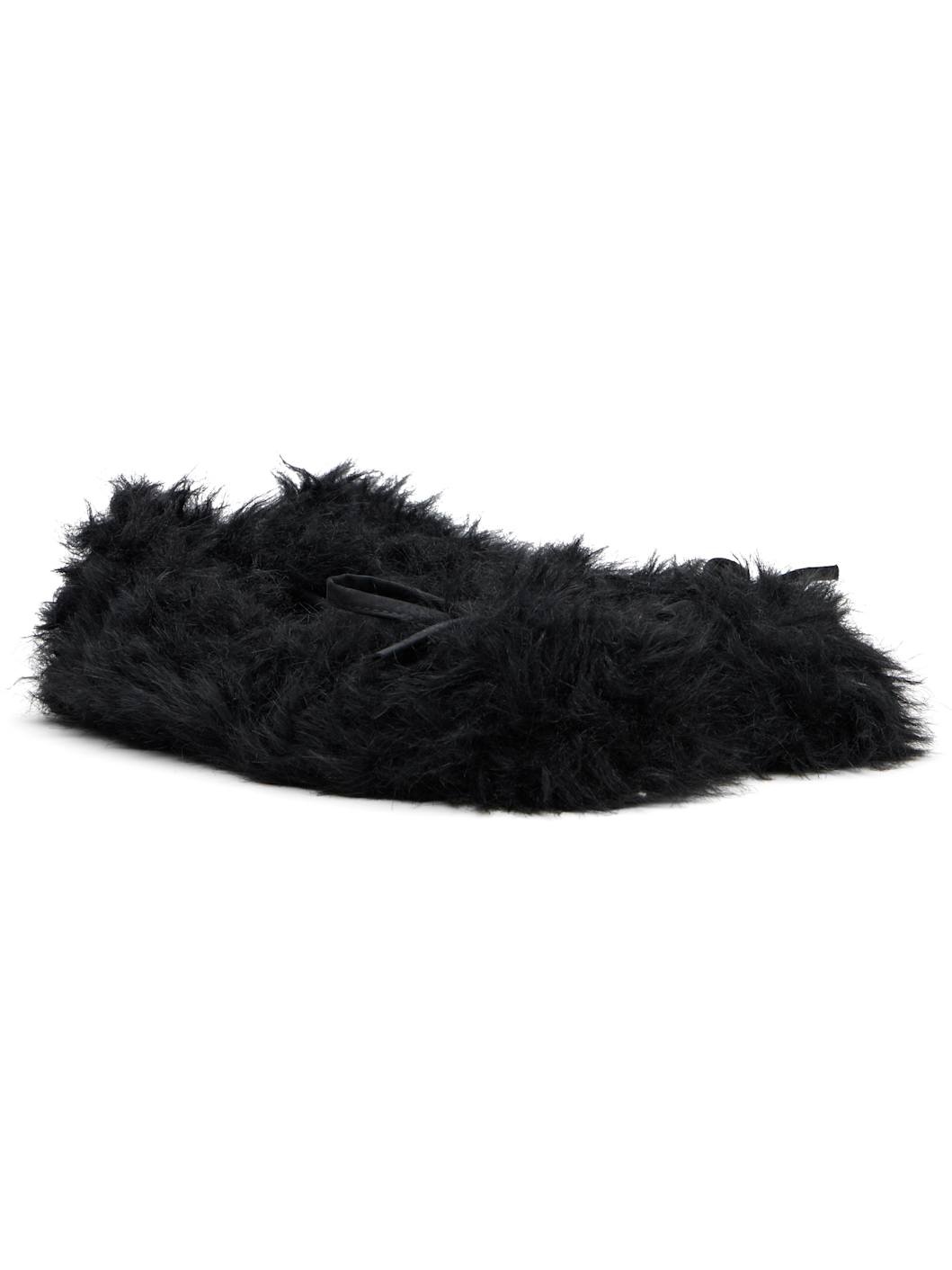 Black Leopold Ballerina Flats - 4