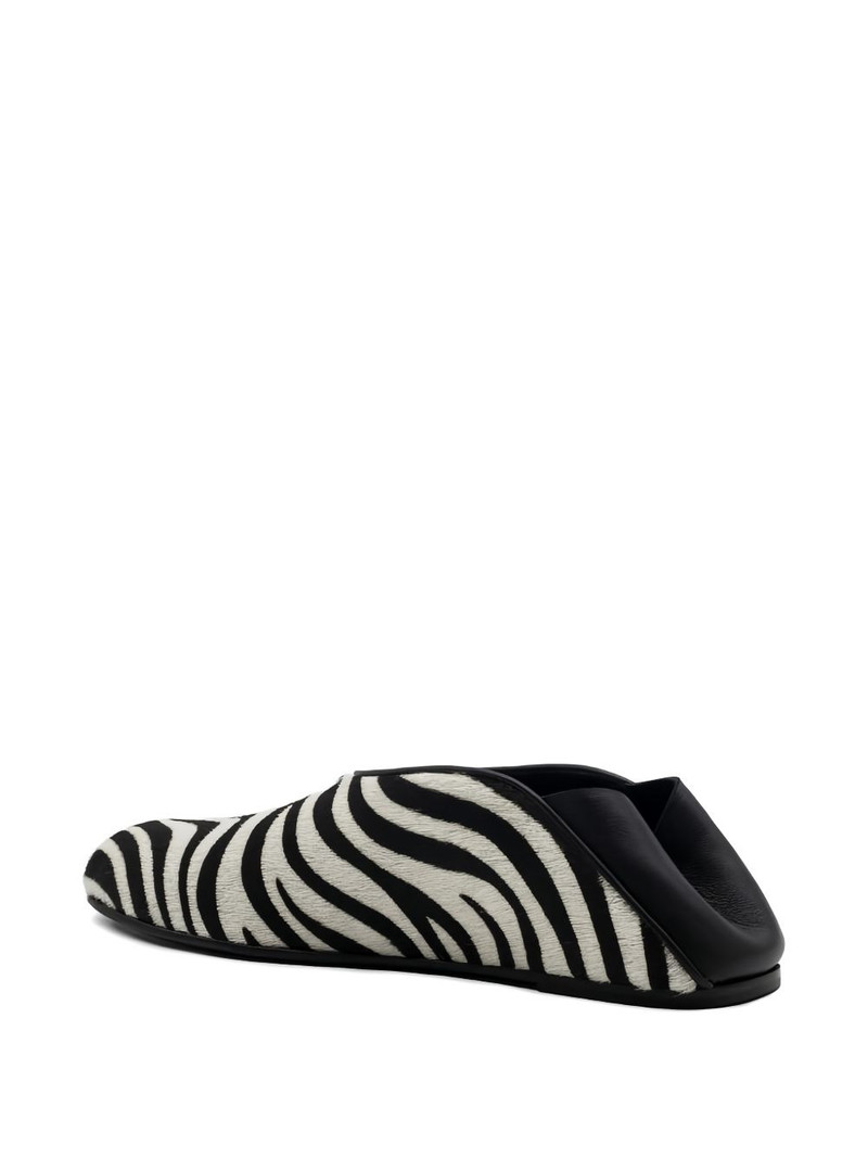 Granny zebra-print mules 3