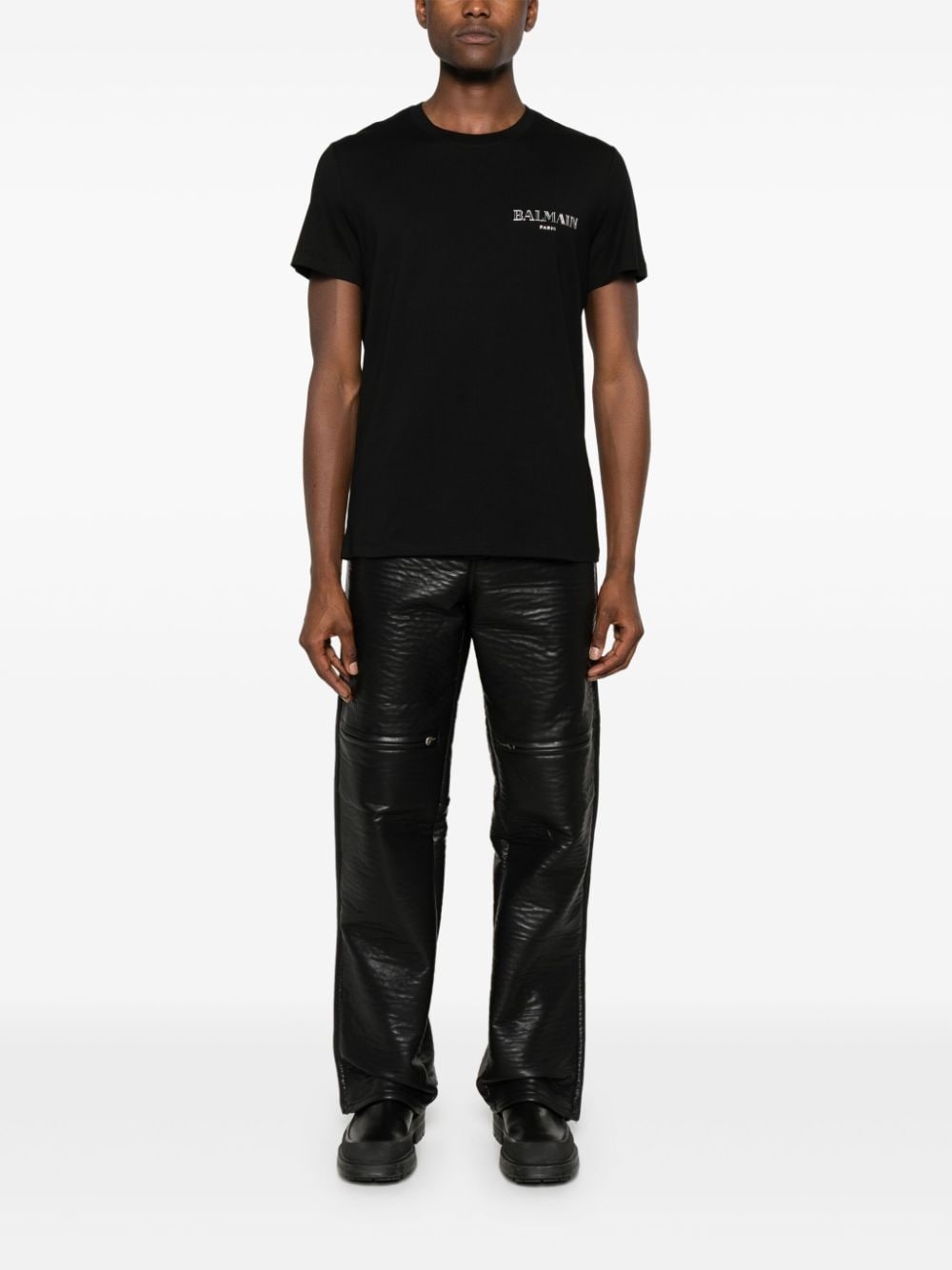 logo-appliquÃ© cotton T-shirt - 2