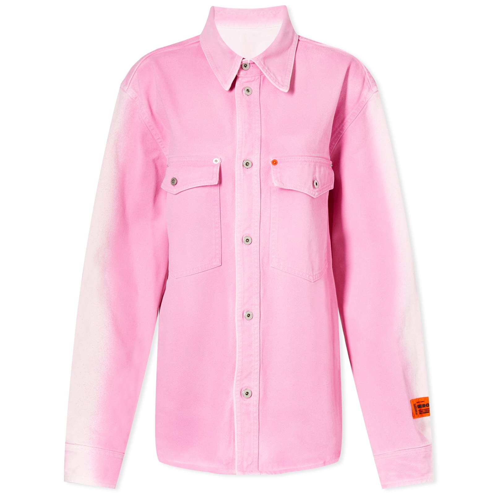 Heron Preston Gradient Denim Shirt Jacket - 1