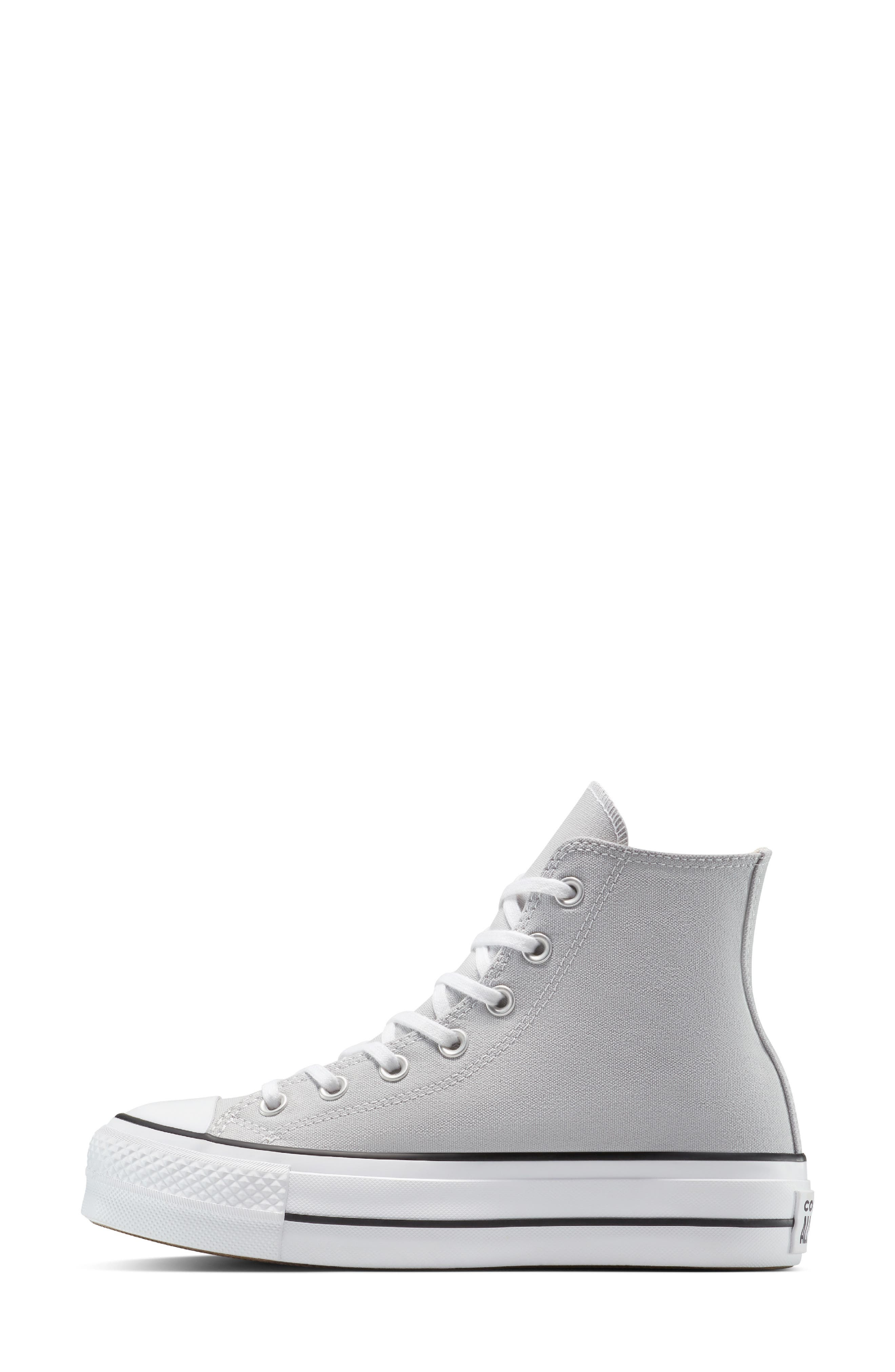 Converse Chuck Taylor® All Star® Lift High Top Platform Sneaker in Grey Area/white/black at Nordstro - 9