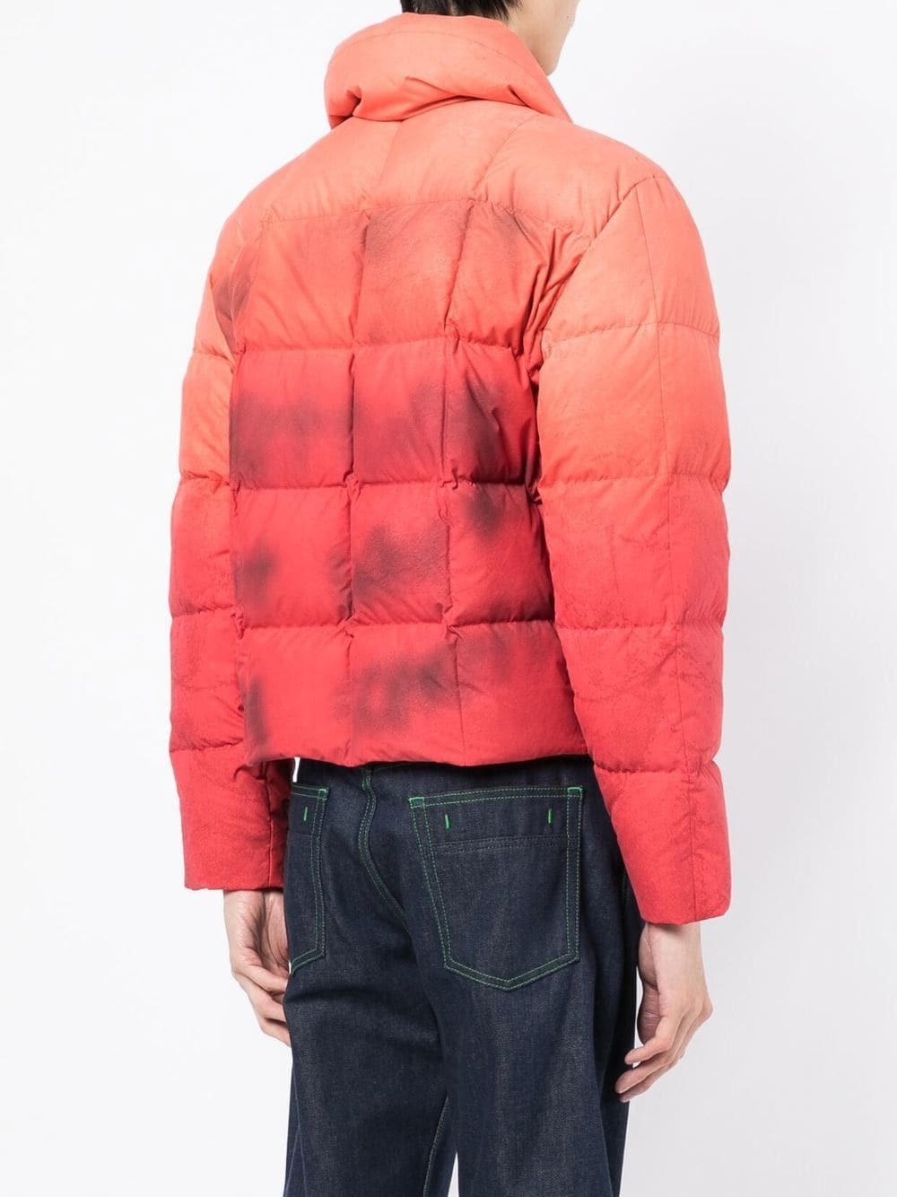 padded gradient-effect jacket - 4