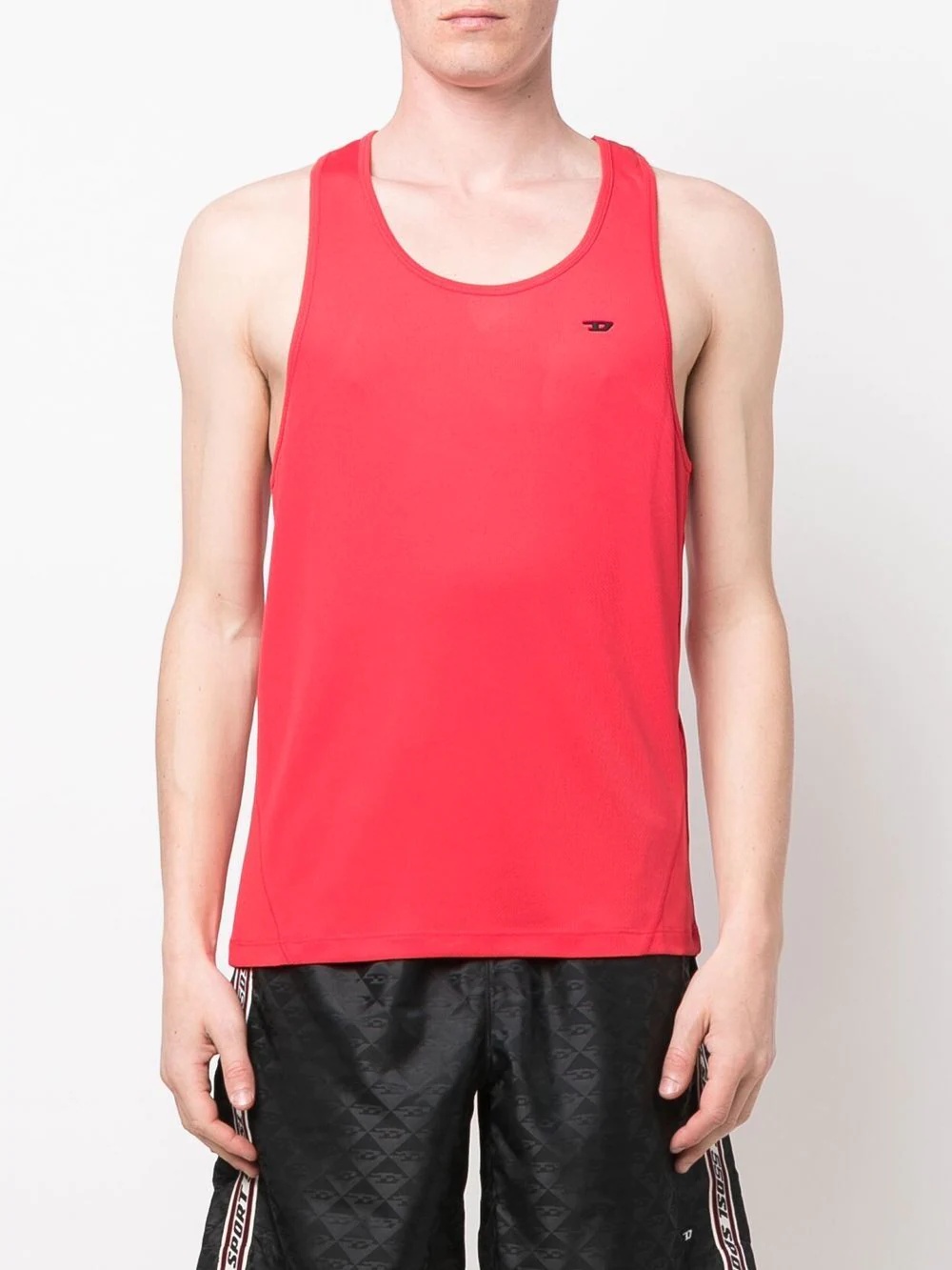 logo-patch performance tank top - 3