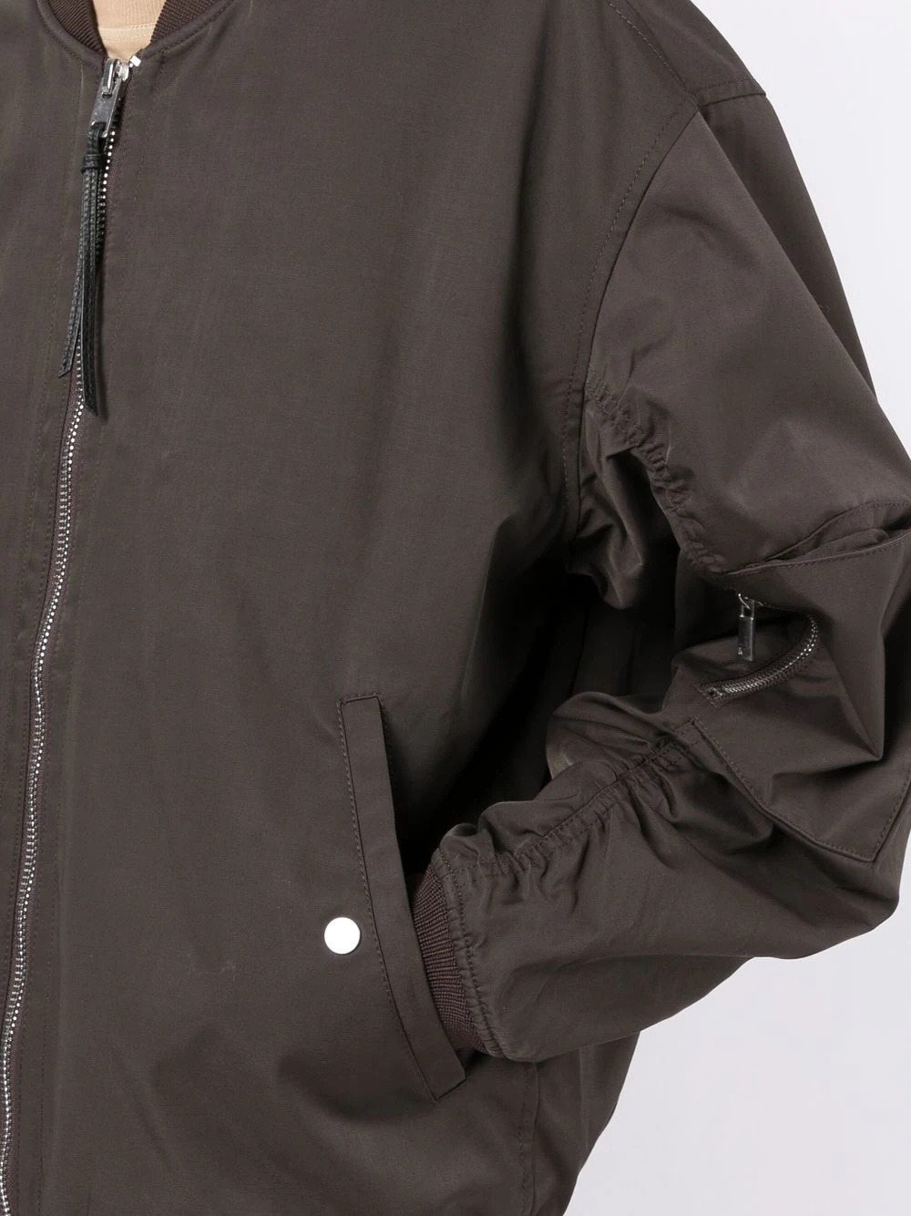 zip-front bomber jacket - 5