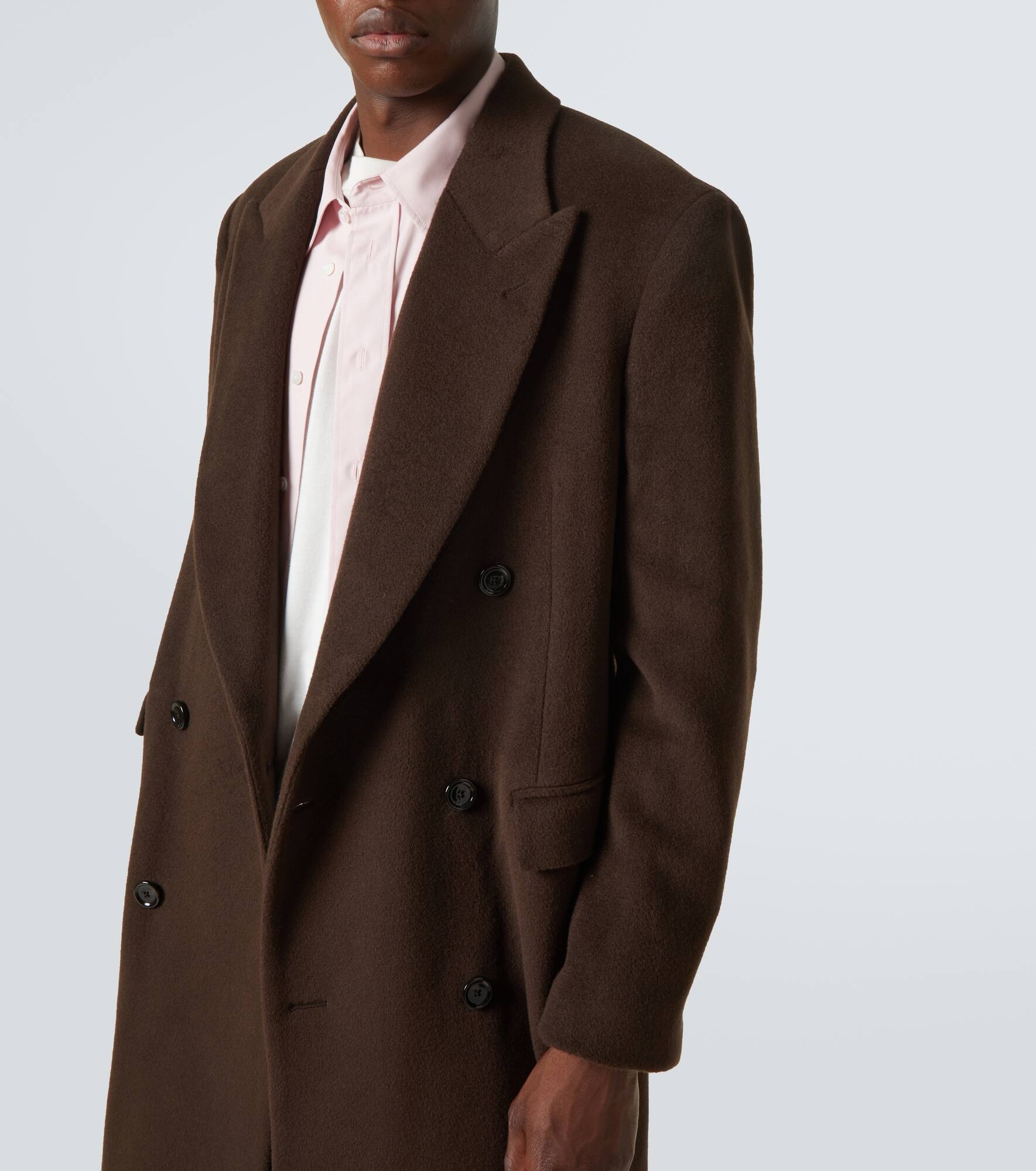 Virgin wool overcoat - 5