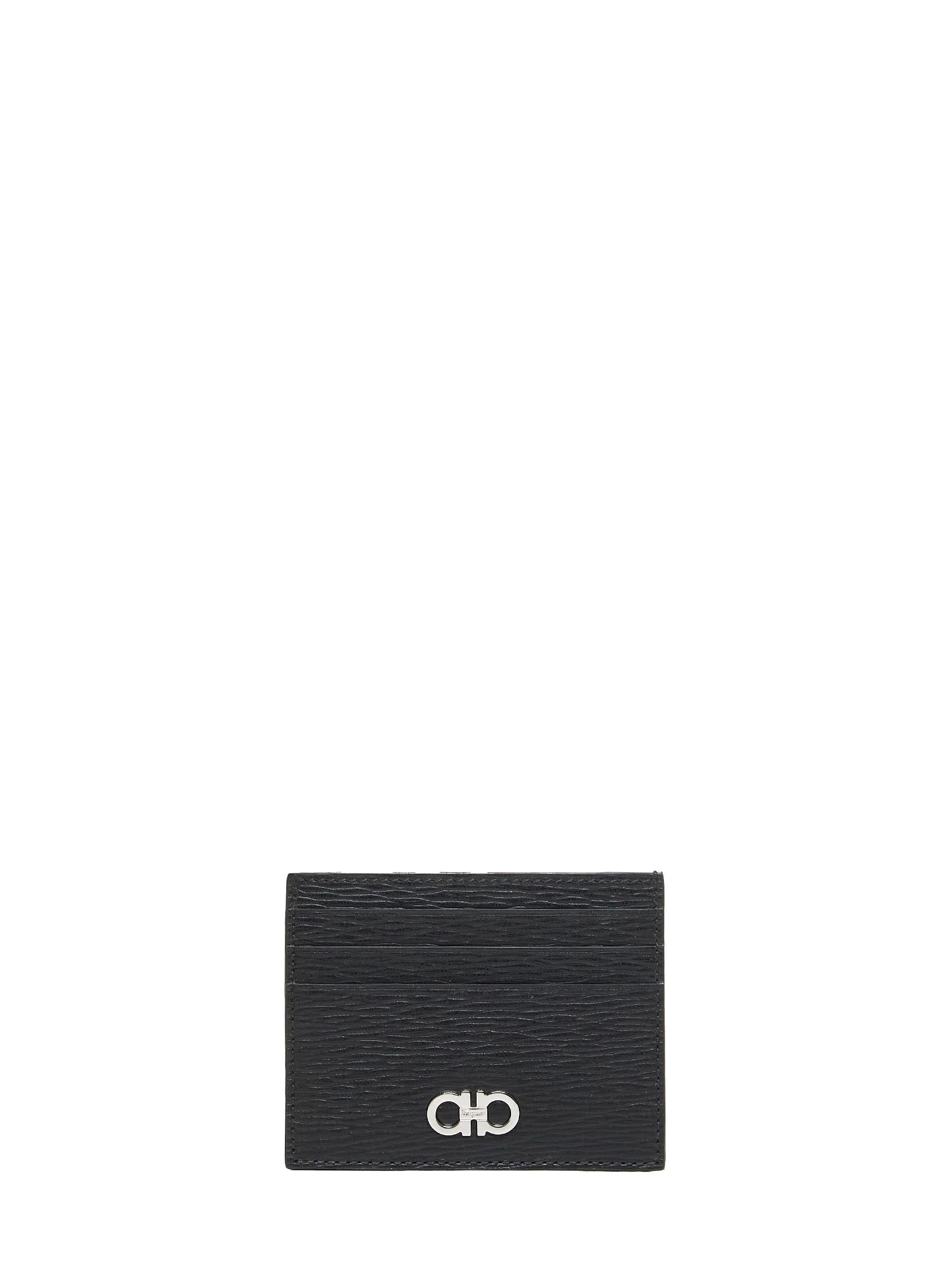 Gancini leather card holder - 1