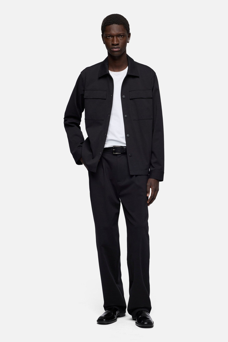 7 For All Mankind OVERSHIRT in Luxe Performance Knit Black outlook