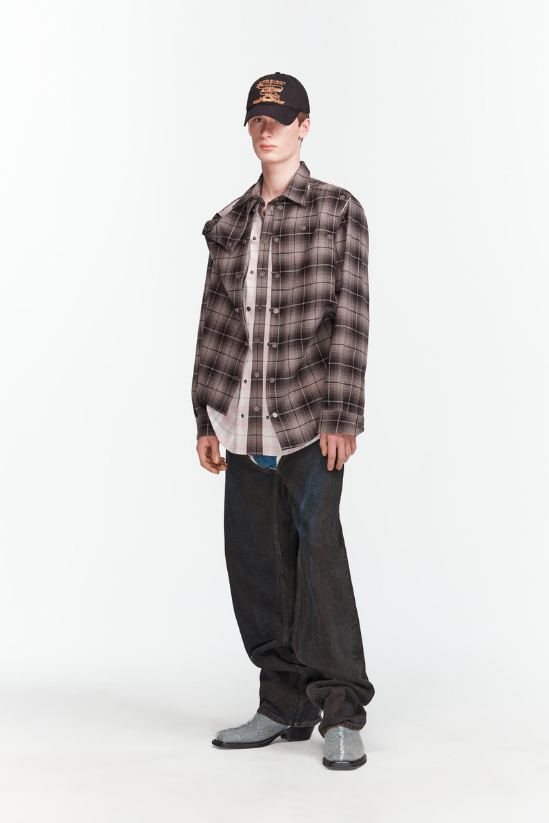 Snap Off Flannel Shirt 5