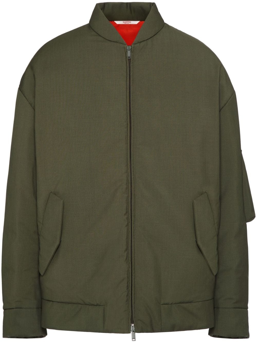 Valentino down bomber jacket farfetch REVERSIBLE
