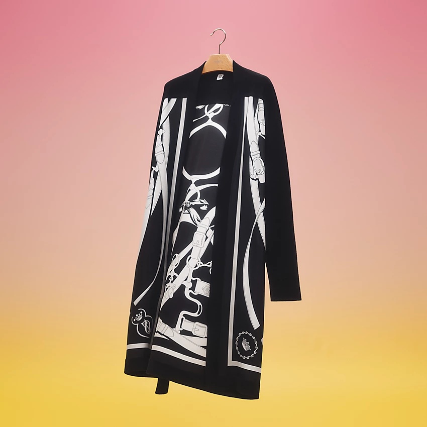 "Promenade du Matin Remix" long twillaine cardigan - 4