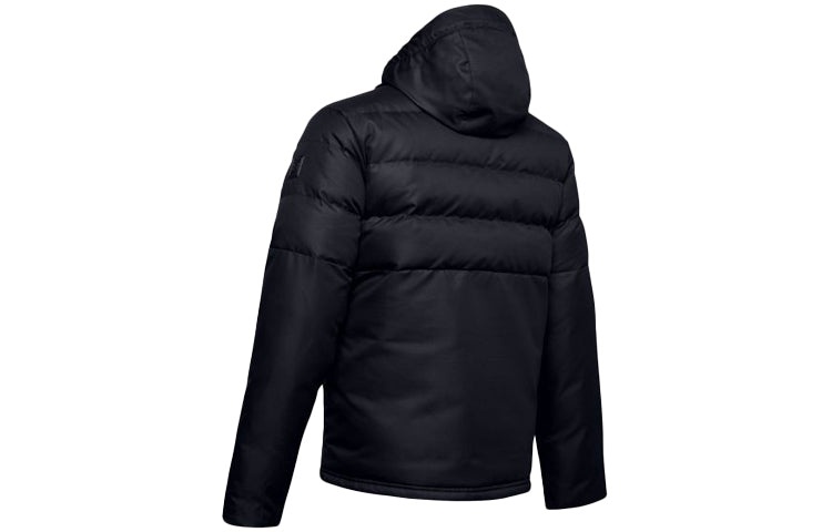 Under Armour Sportstyle Down Hooded Jacket 'Black' 1342693-001 - 2