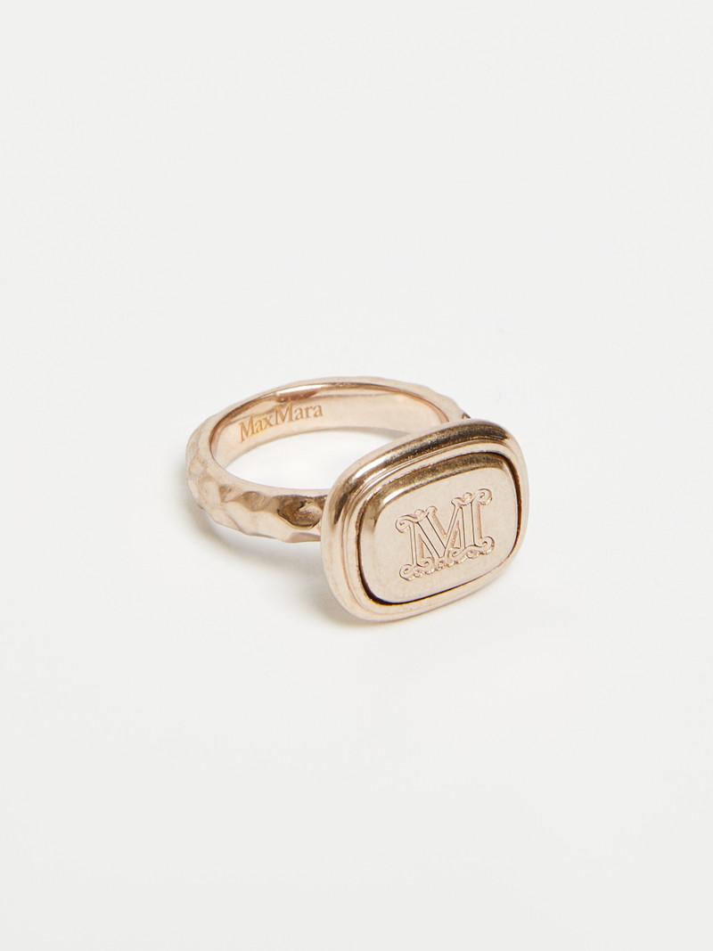 Max Mara LUPINOO Metal signet ring outlook