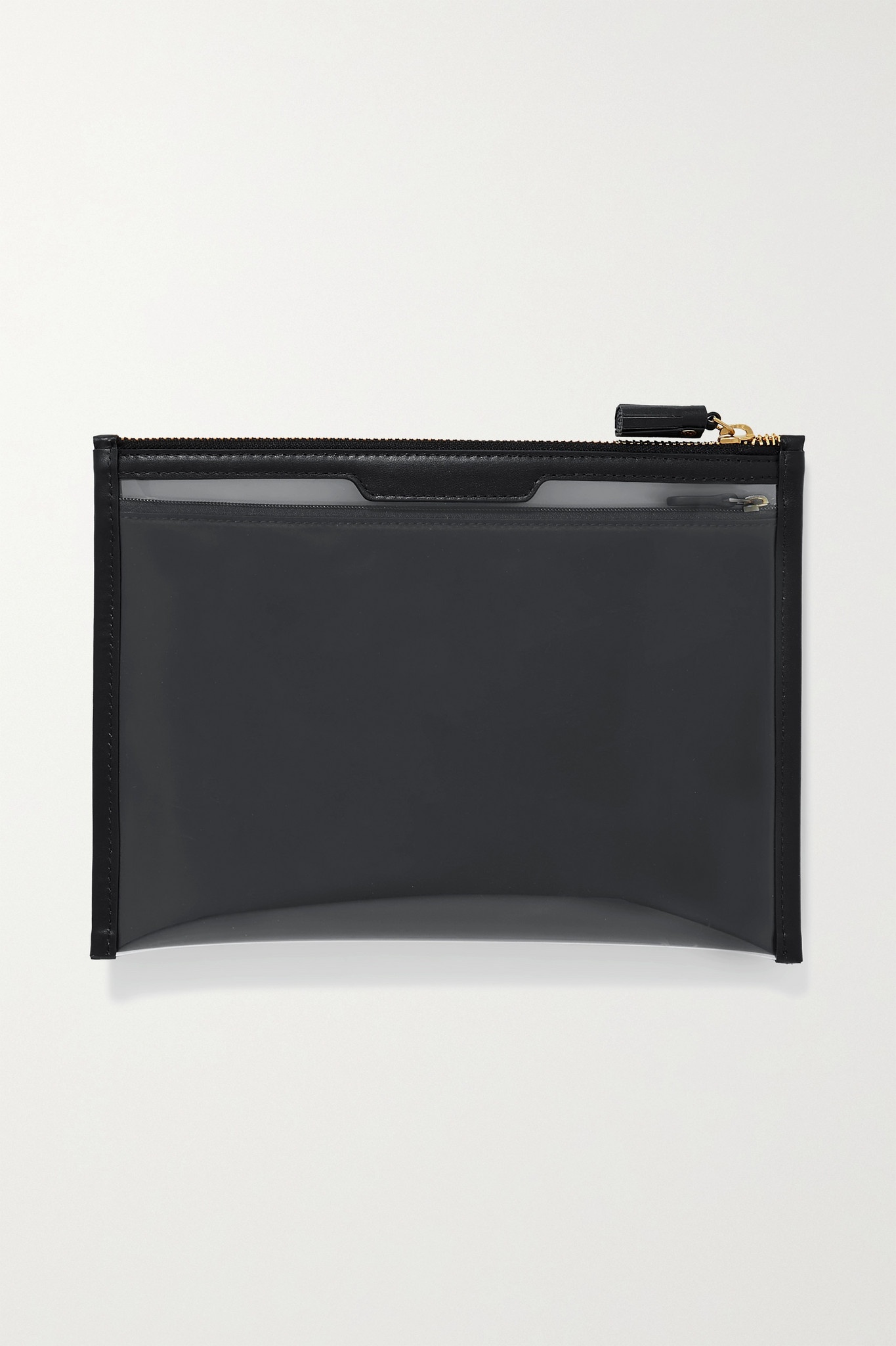 Safe Deposit leather-trimmed PVC pouch - 2