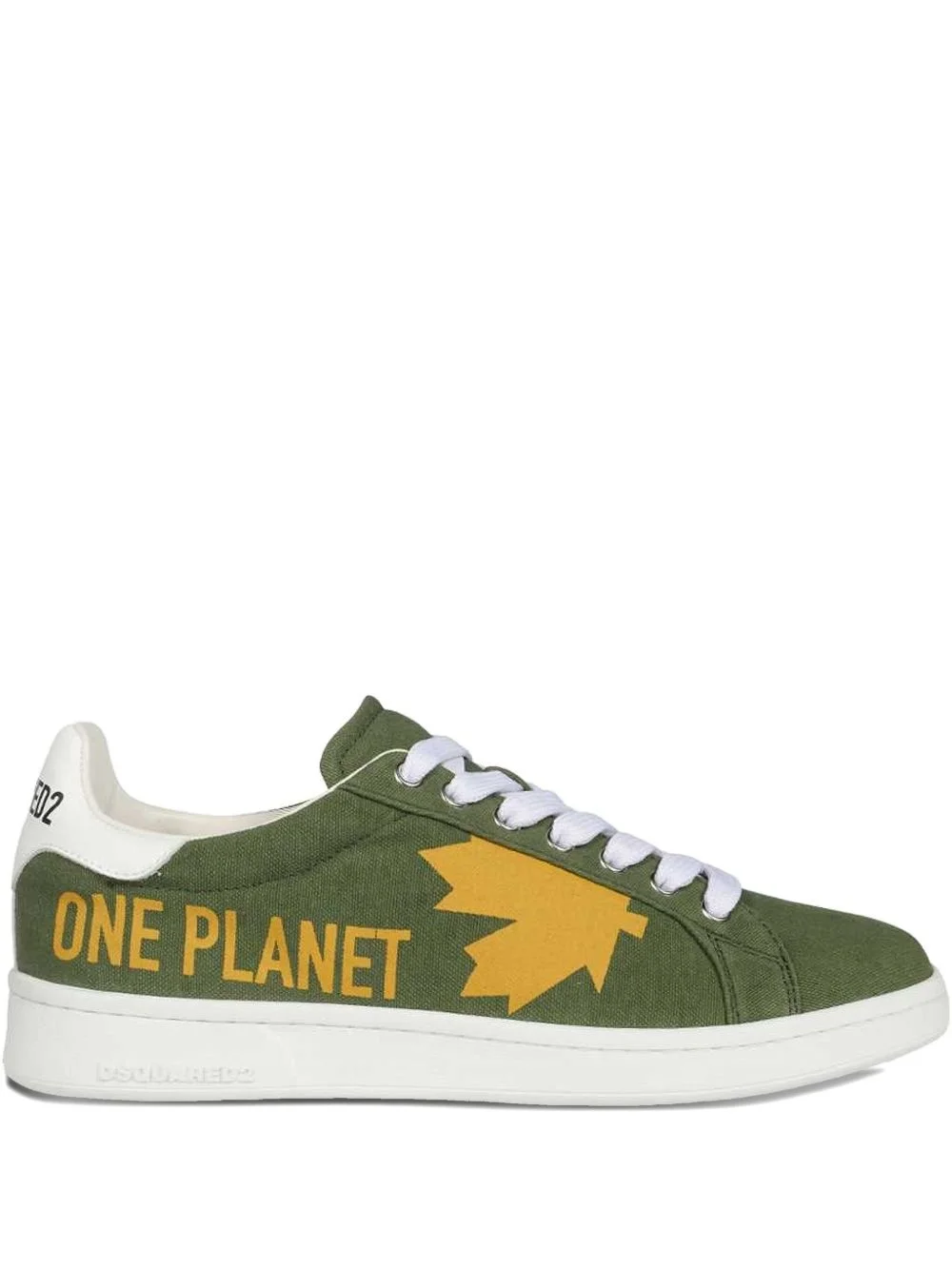 Boxer leaf-graphic low-top sneakers - 1