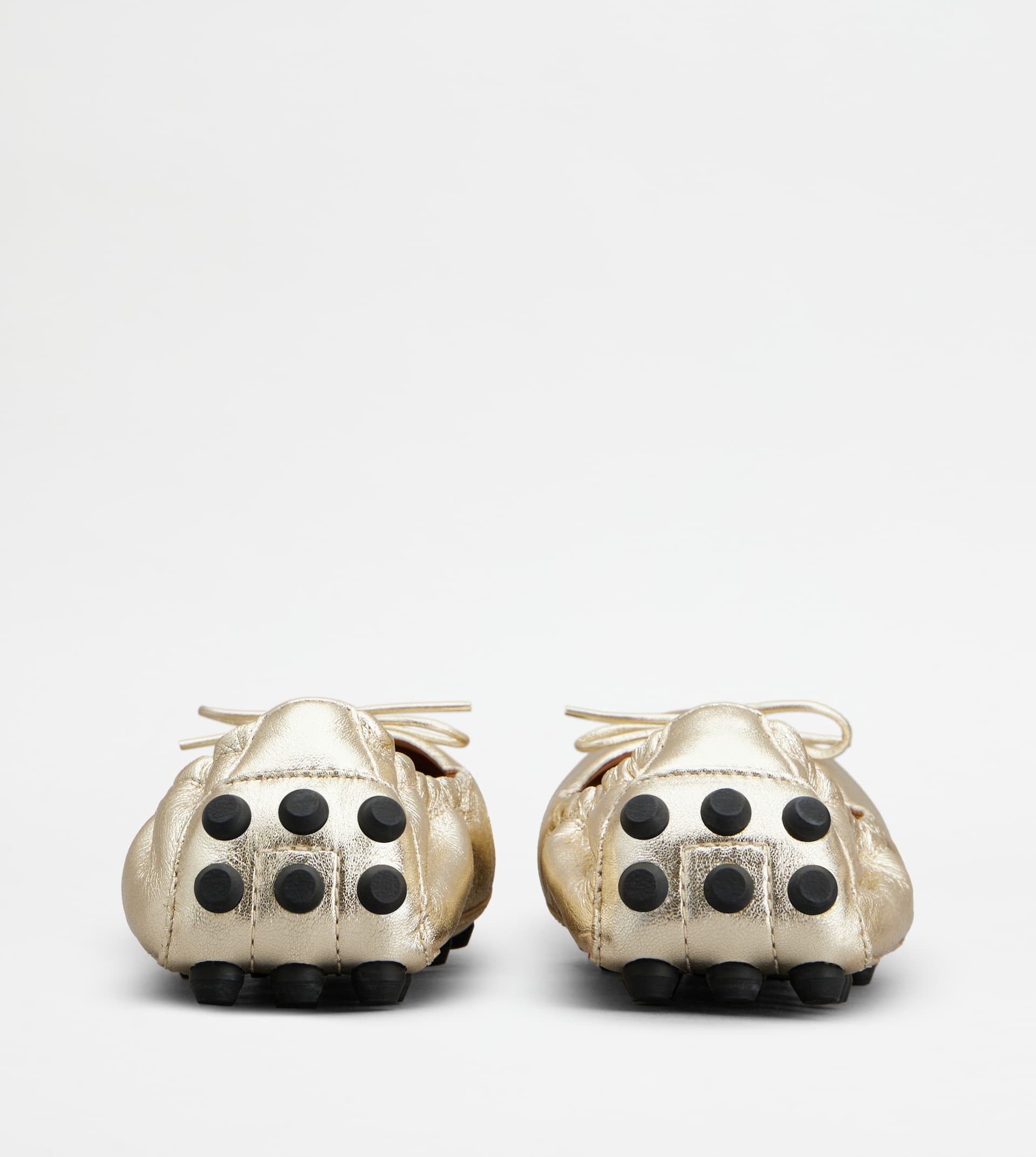 BUBBLE BALLERINAS IN LEATHER - GOLD - 2