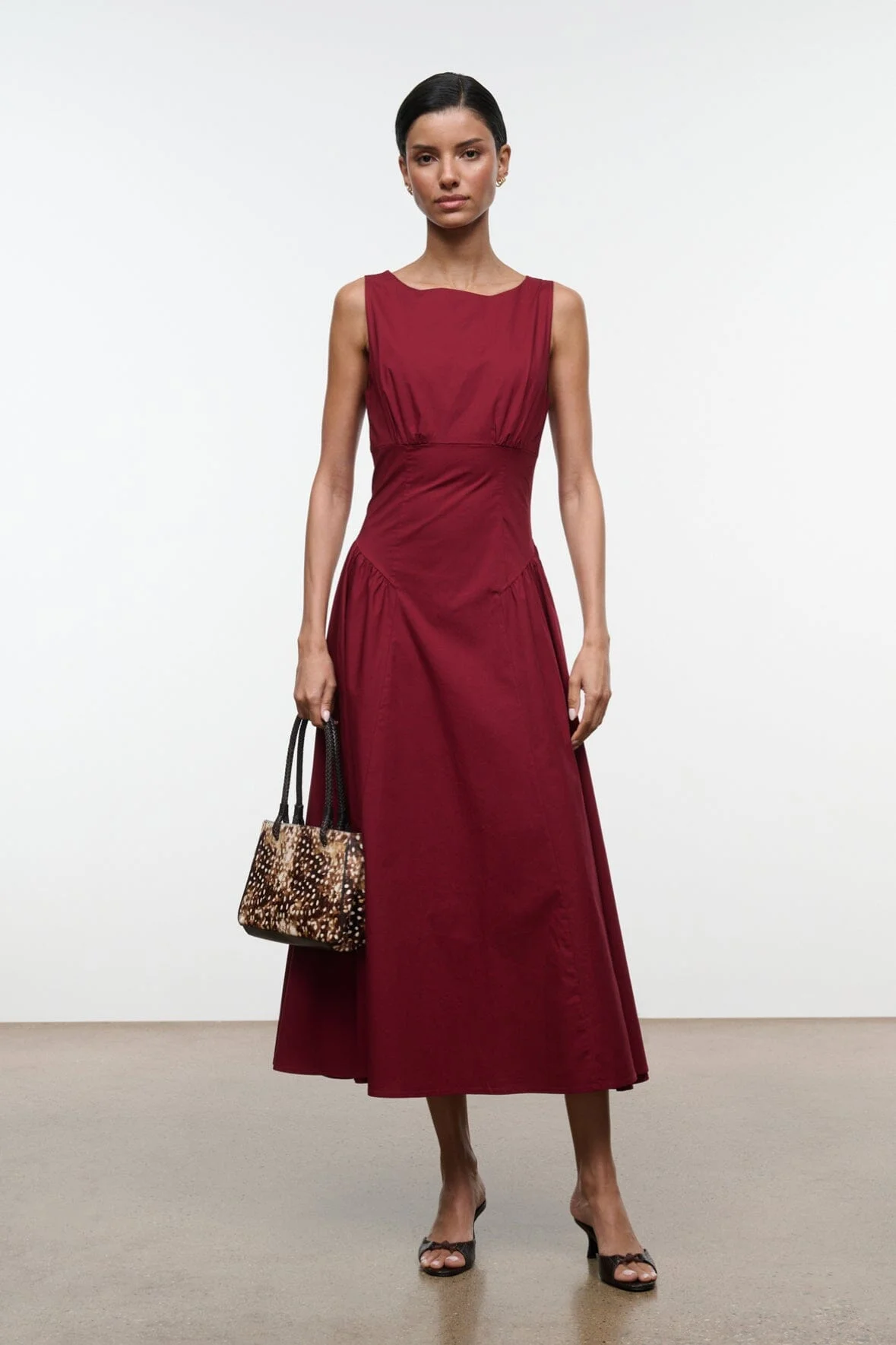 STAUD GWEN DRESS CARMINO - 1