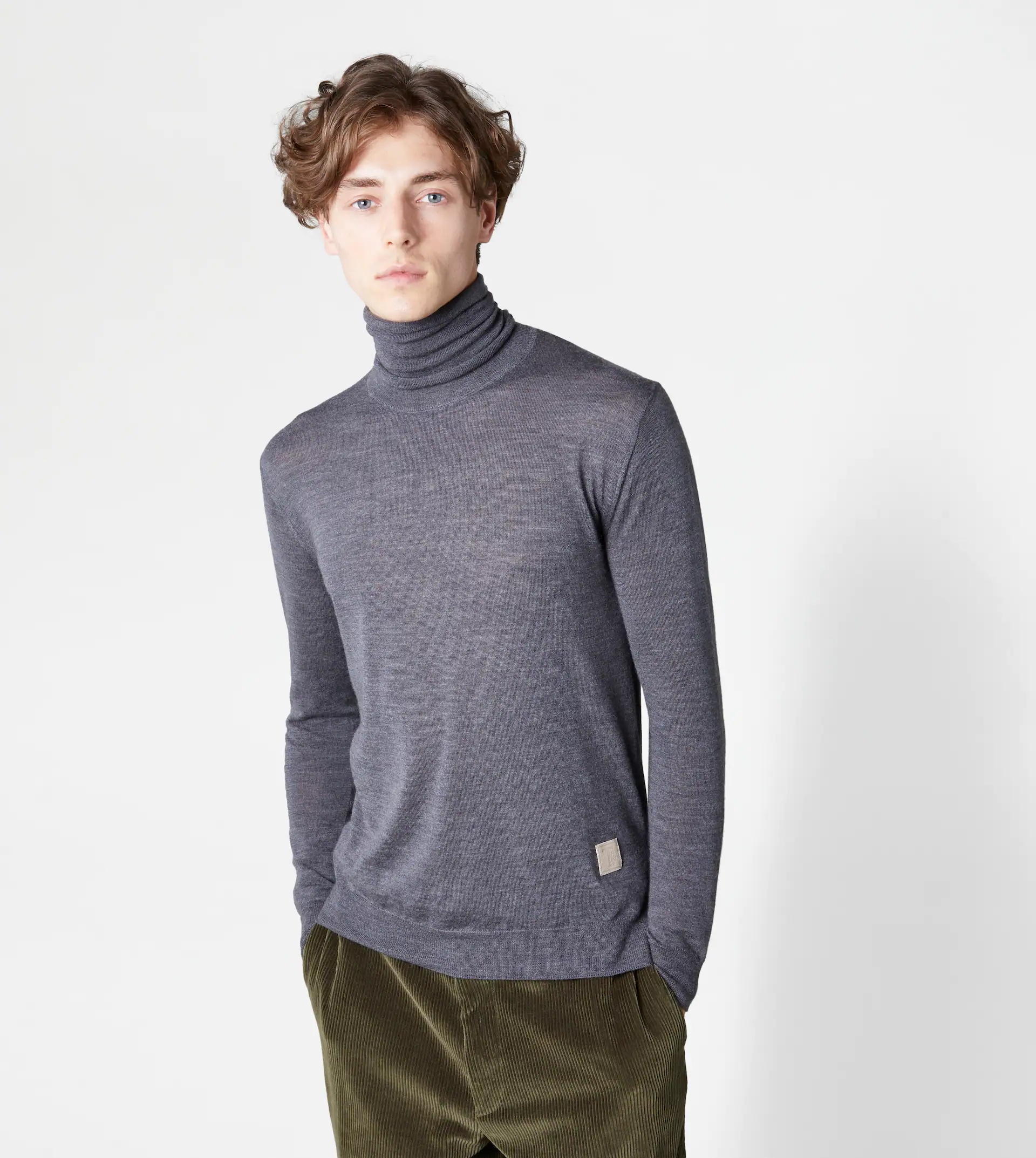 TURTLENECK SWEATER - GREY - 6