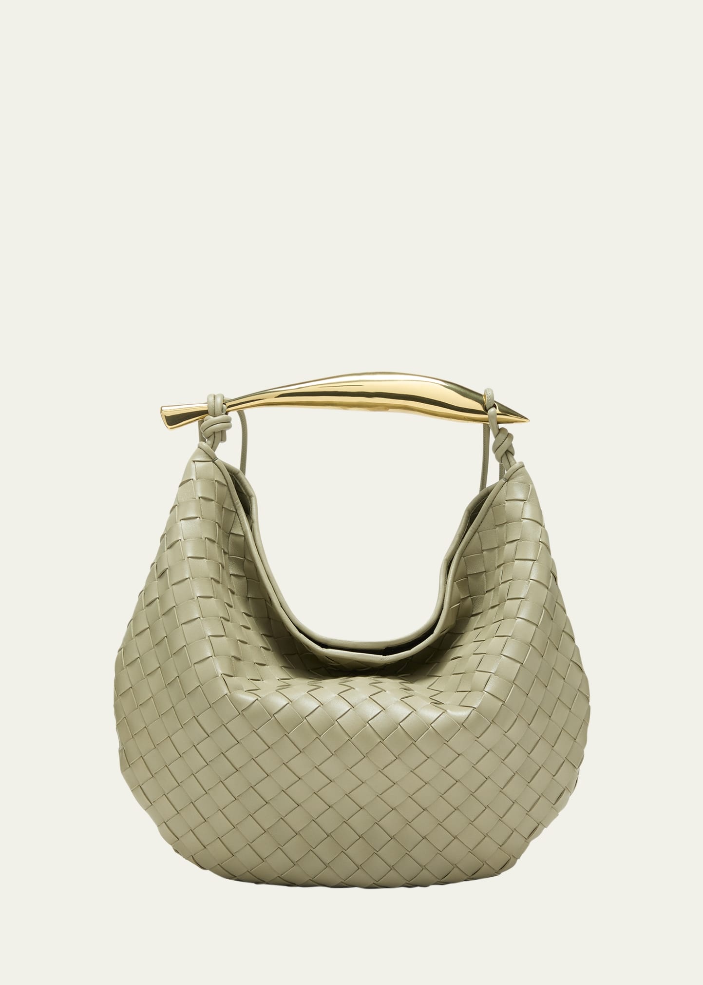 Sardine Medium Intrecciato Leather Top-Handle Bag - 1