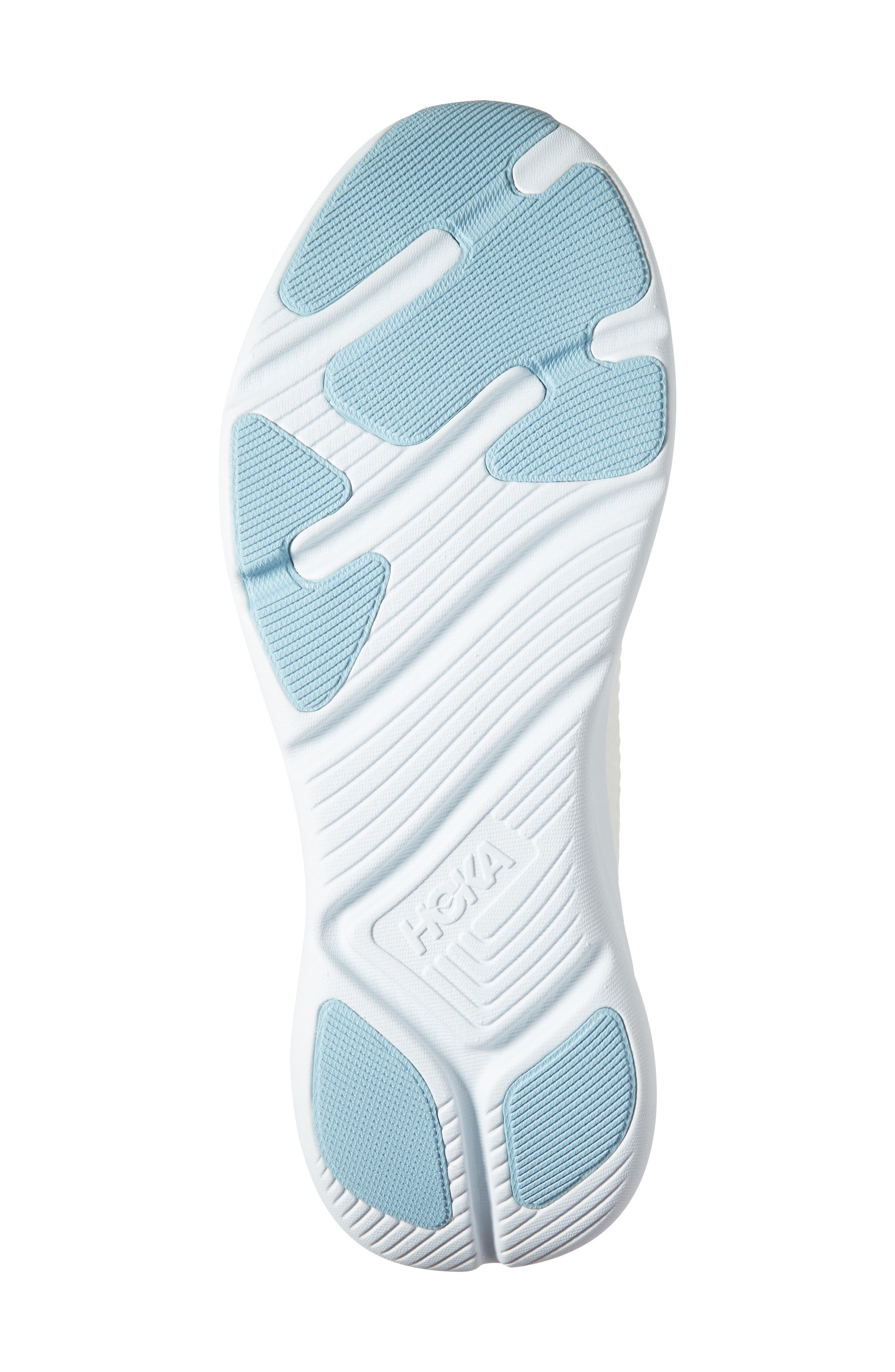 HOKA Solimar Running Shoe in White /Tundra Blue at Nordstrom - 6