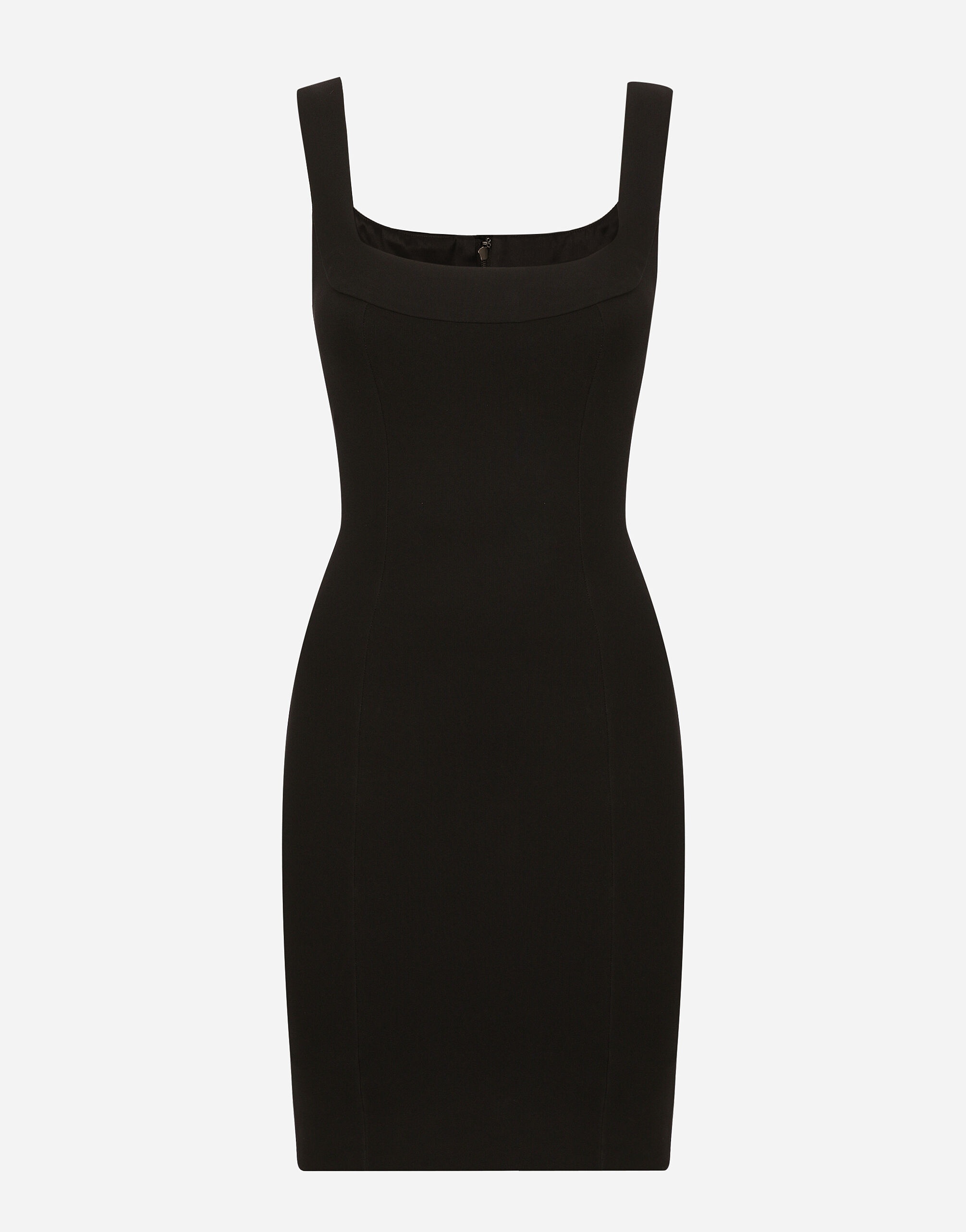 Short jersey sheath dress - 1