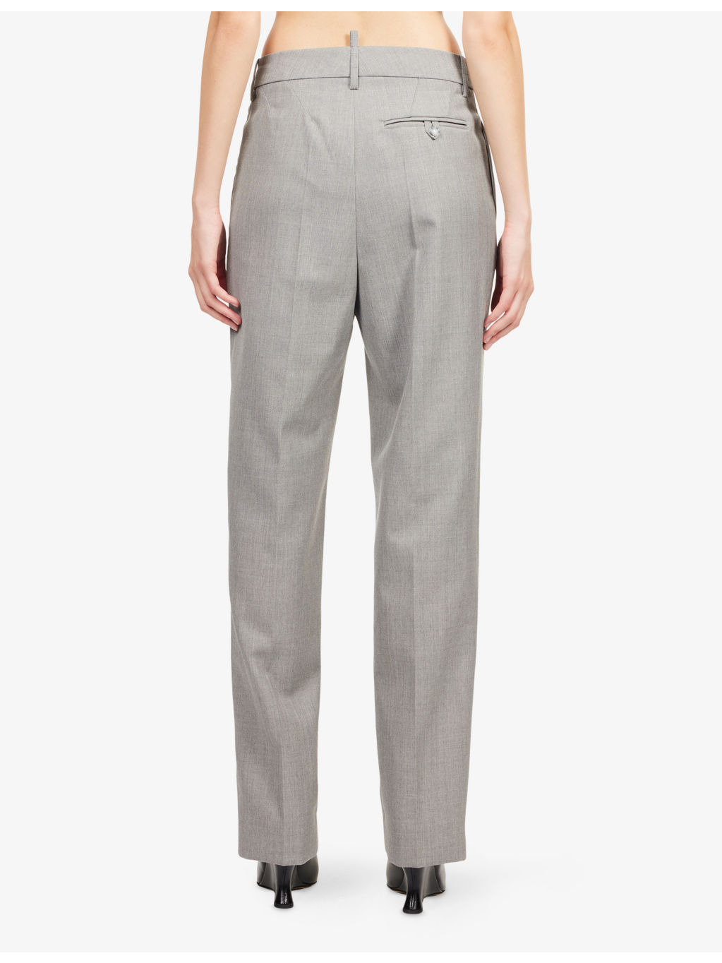 Pleated Straight-Leg Wool And Cashmere Trousers - 4