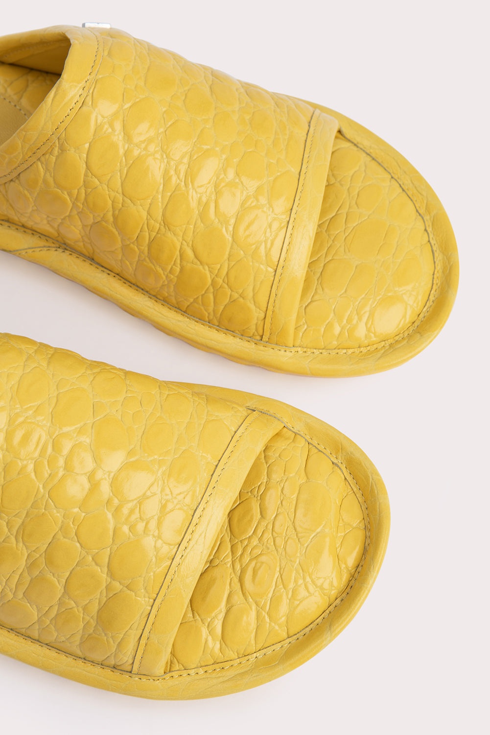 Ari Duckling Circular Croco Embossed Leather - 3