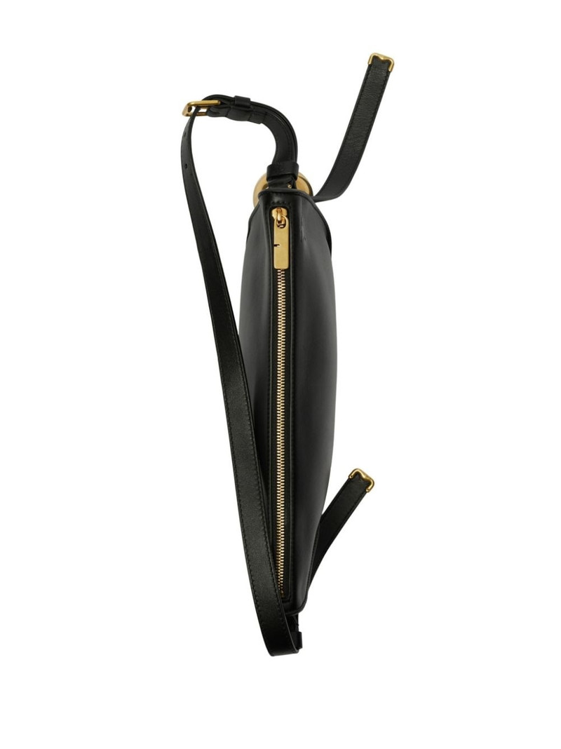 Shield leather shoulder bag 6