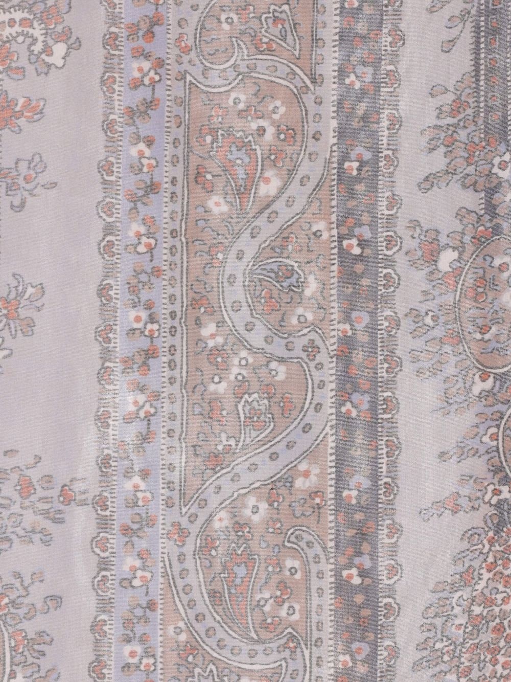 paisley-print silk blouse - 3