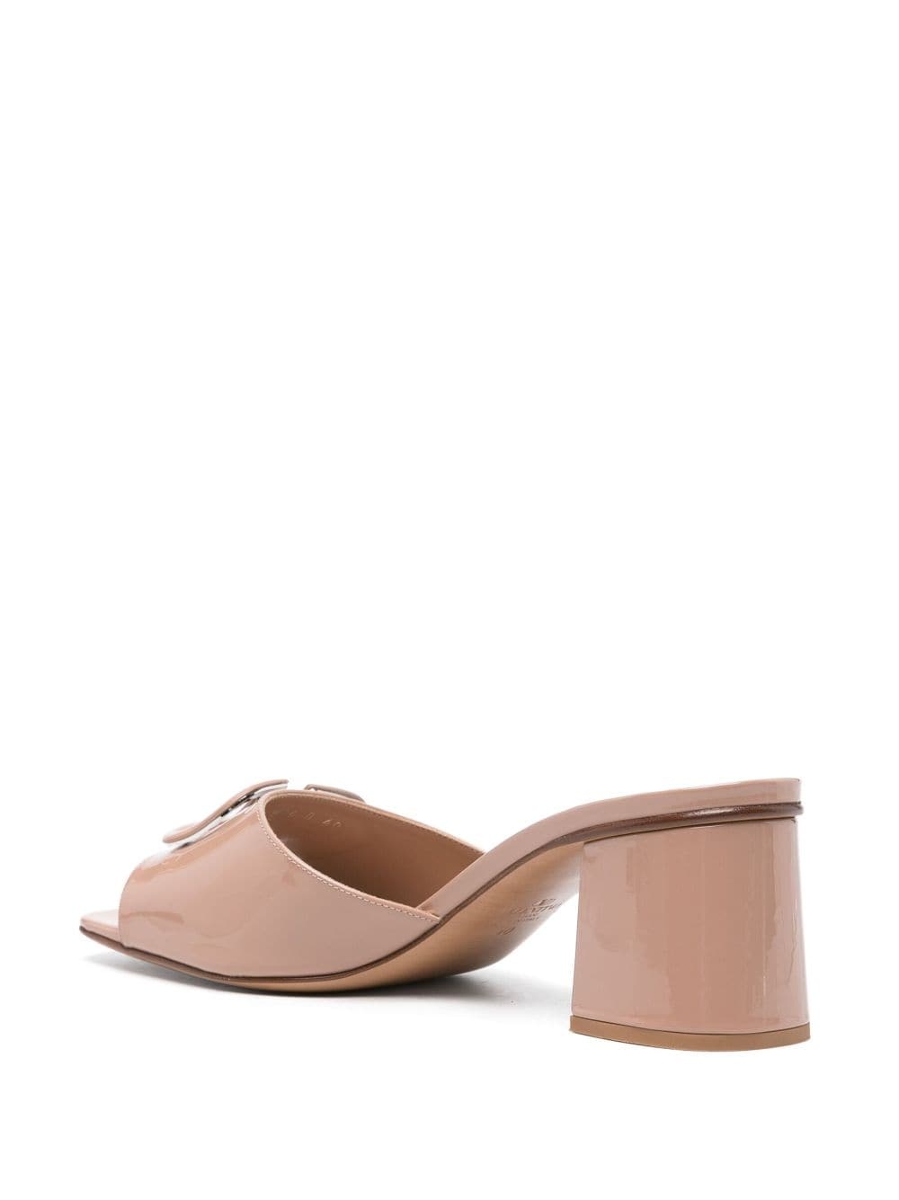 VLogo Signature high-shine leather sandals - 3