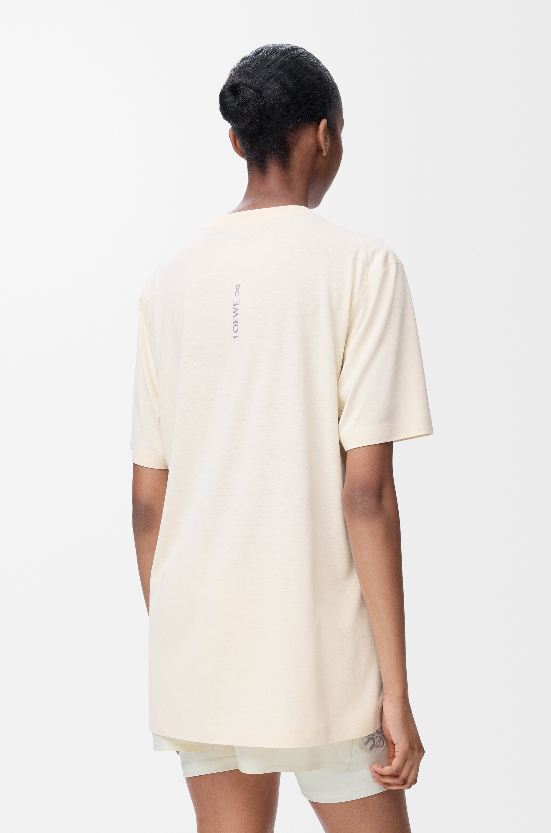 【ロエベ】x On アクティブ Tシャツ x On Active T-shirt in black - Loewe | Mytheresa