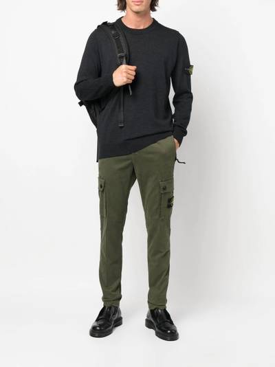 Stone Island Compass-patch cargo trousers outlook