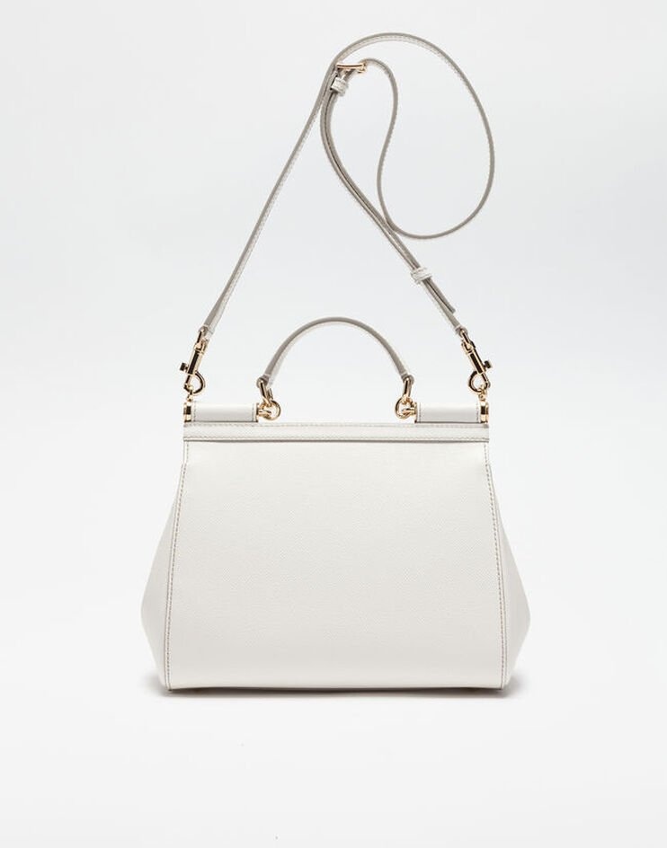 Medium Sicily handbag in dauphine leather - 3